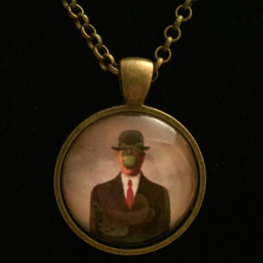 Magritte's Son of Man Necklace